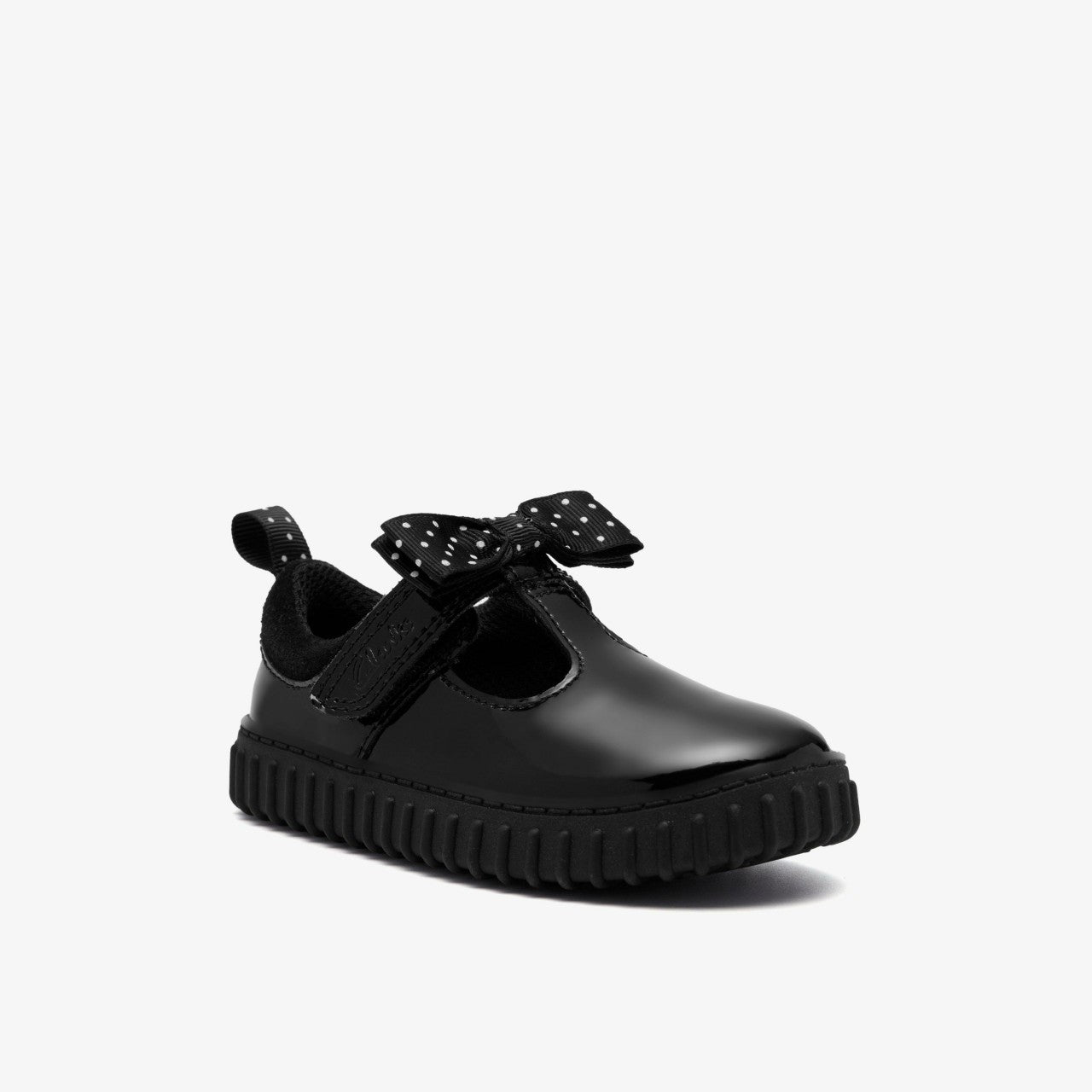 Kids Cove Bow Toddler Black Patent