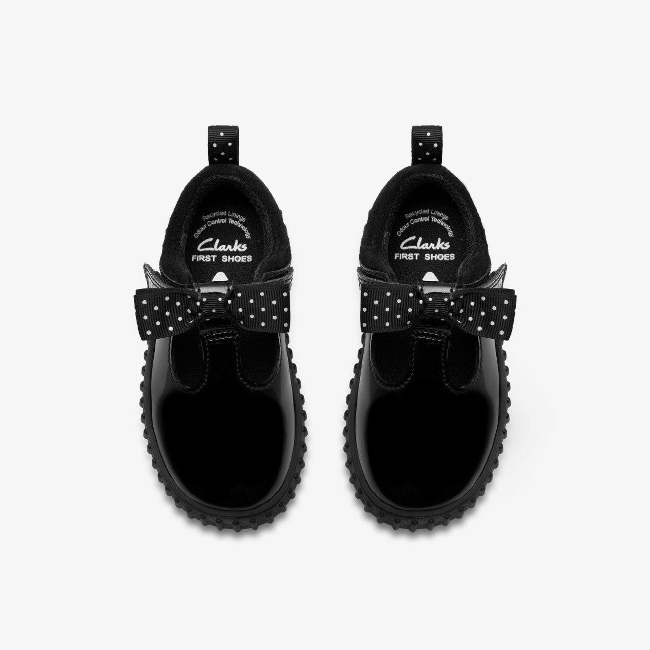 Kids Cove Bow Toddler Black Patent