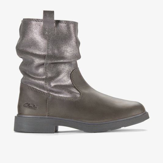 Kids Oaklyn Top Kid Pewter Suede