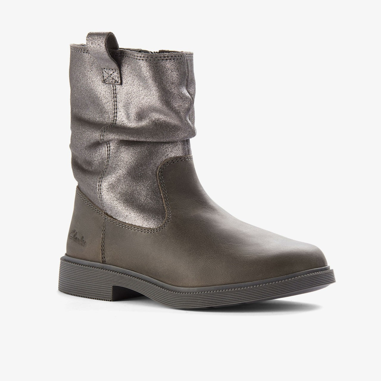 Kids Oaklyn Top Kid Pewter Suede