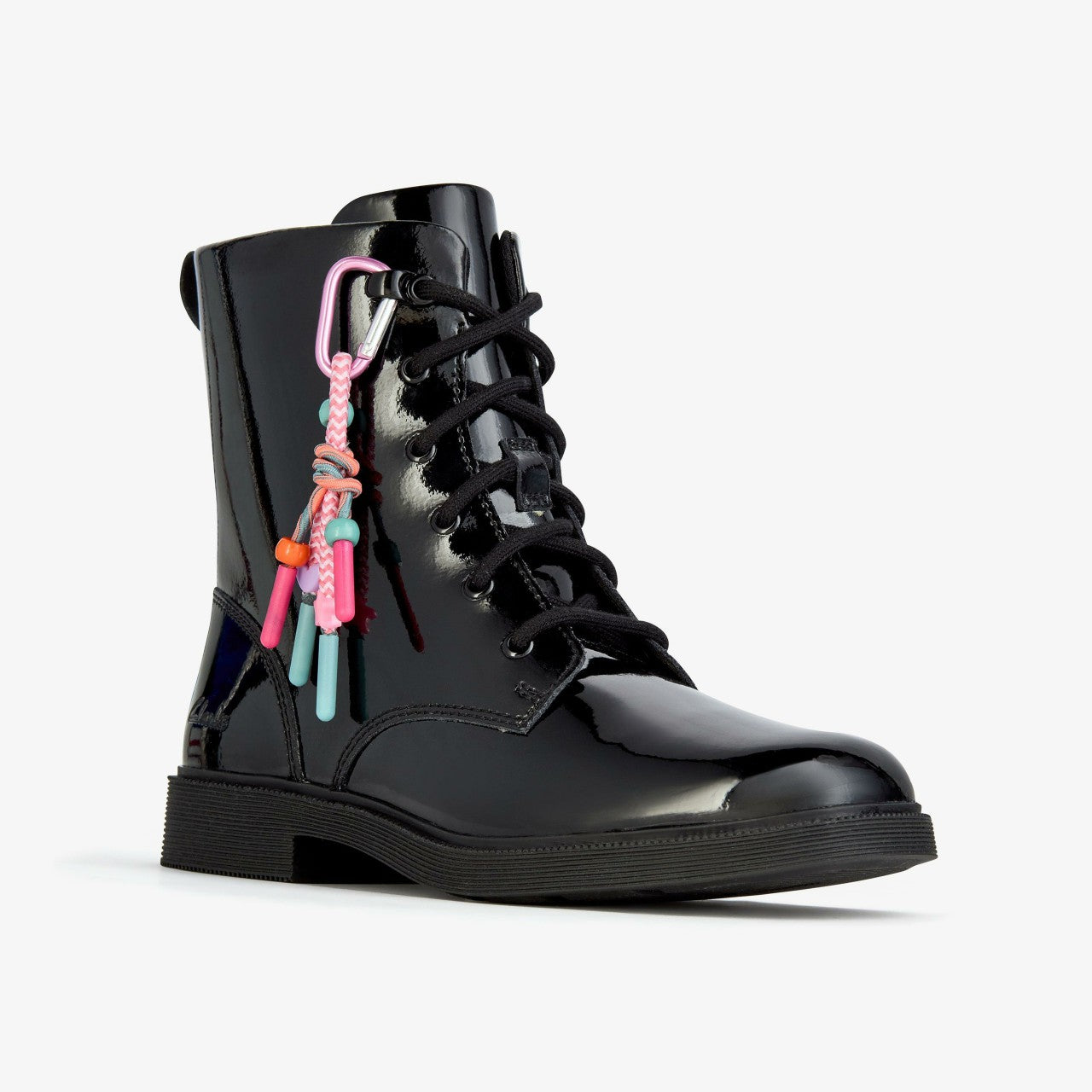 Kids Oaklyn Charm Older Black Patent