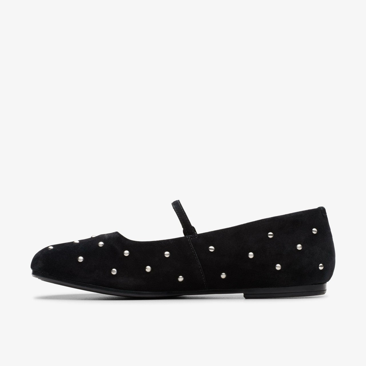 Women Livia Stud Black Suede