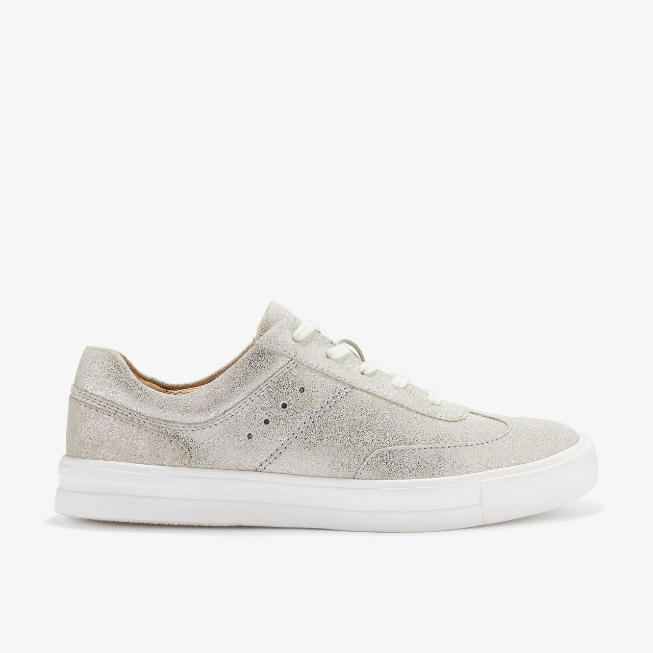 Women Makea Court Metallic Leather