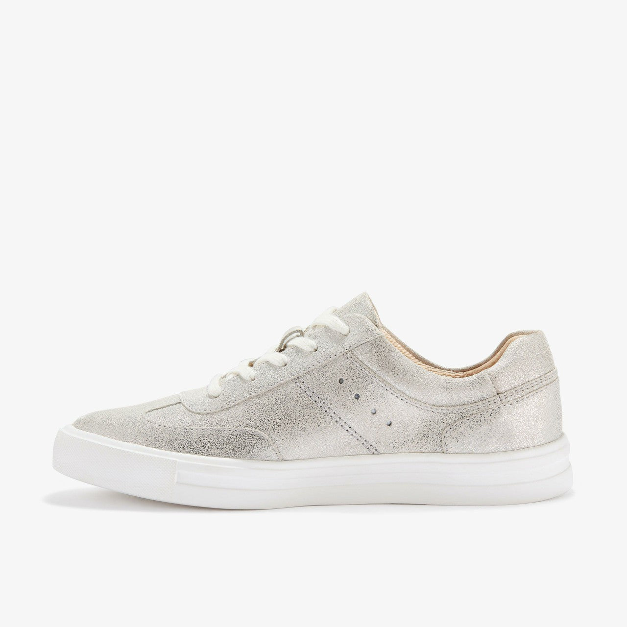 Women Makea Court Metallic Leather