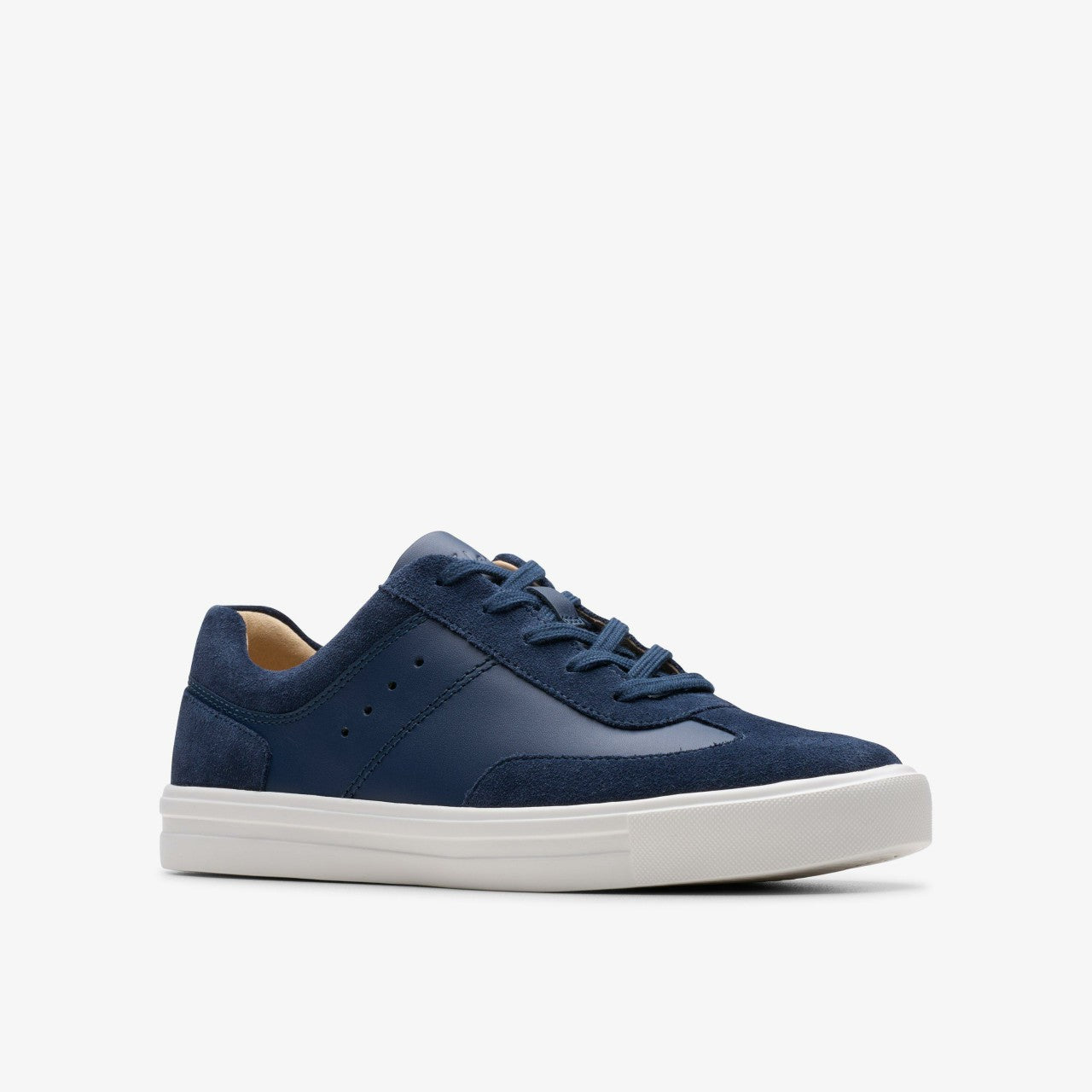 Women Makea Court Navy Leather