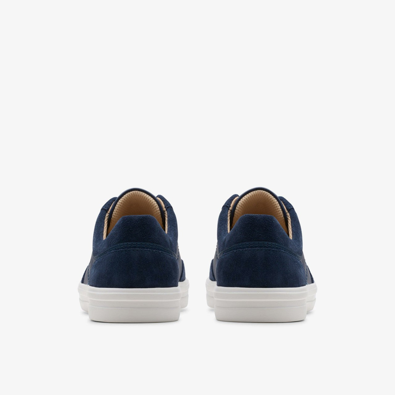 Women Makea Court Navy Leather