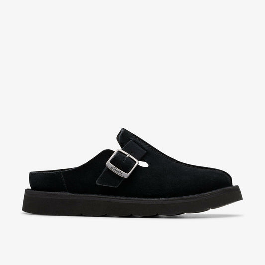 Women Solsbury Mule Black Suede