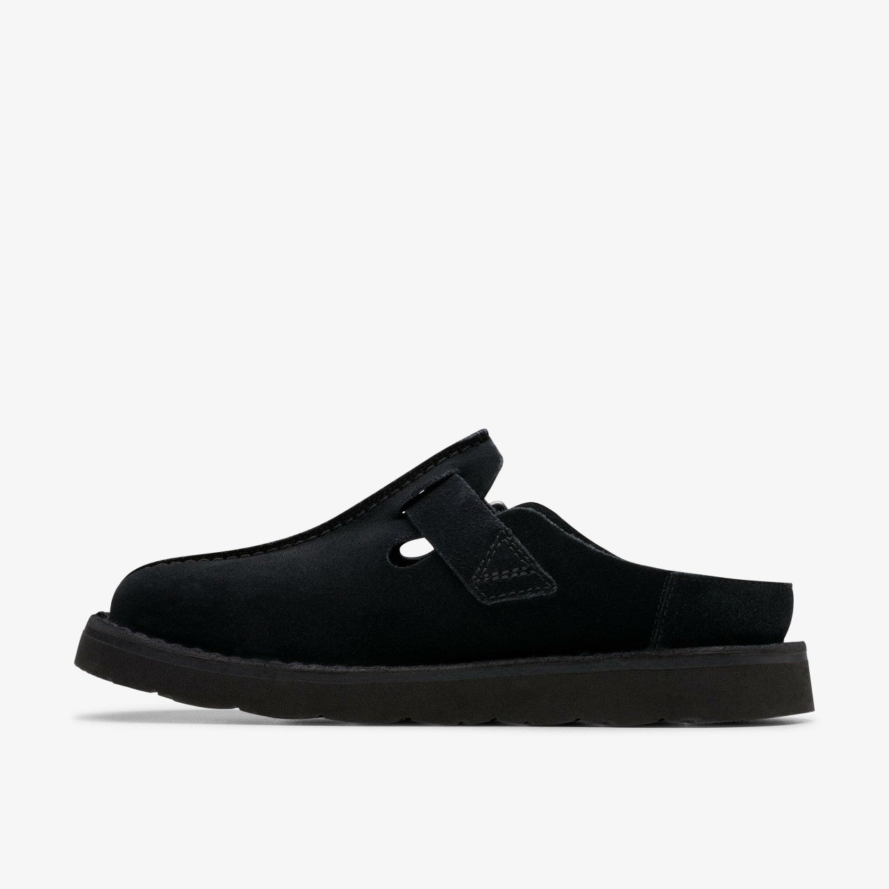 Women Solsbury Mule Black Suede