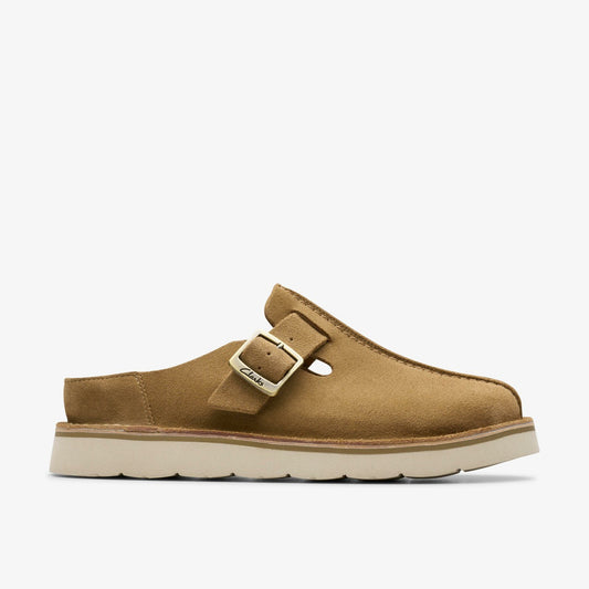 Women Solsbury Mule Dark Sand Suede