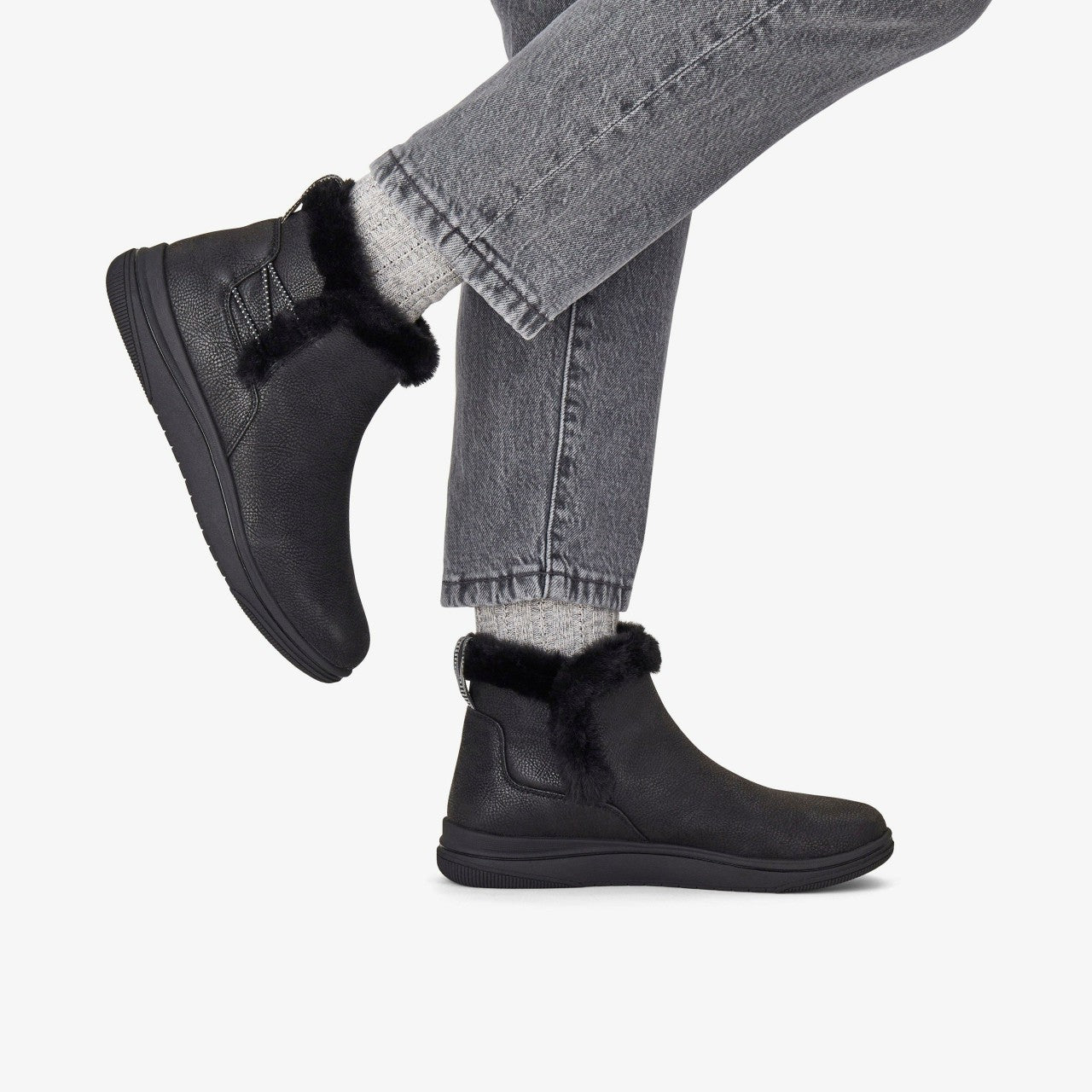 Women Brinkley Fur Black Combination