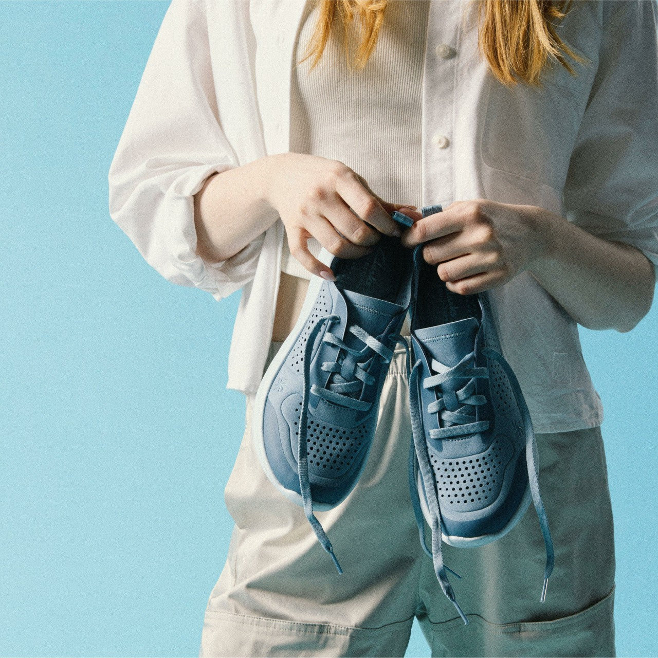 Women Solevana Tie Light Blue