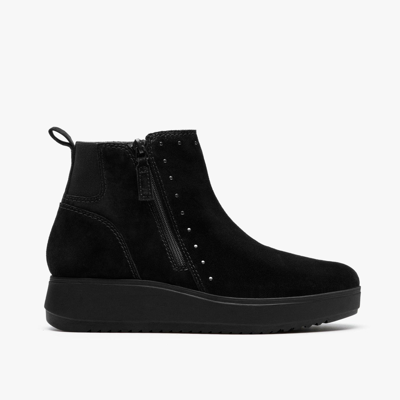 Women Zylah Willow Black Suede