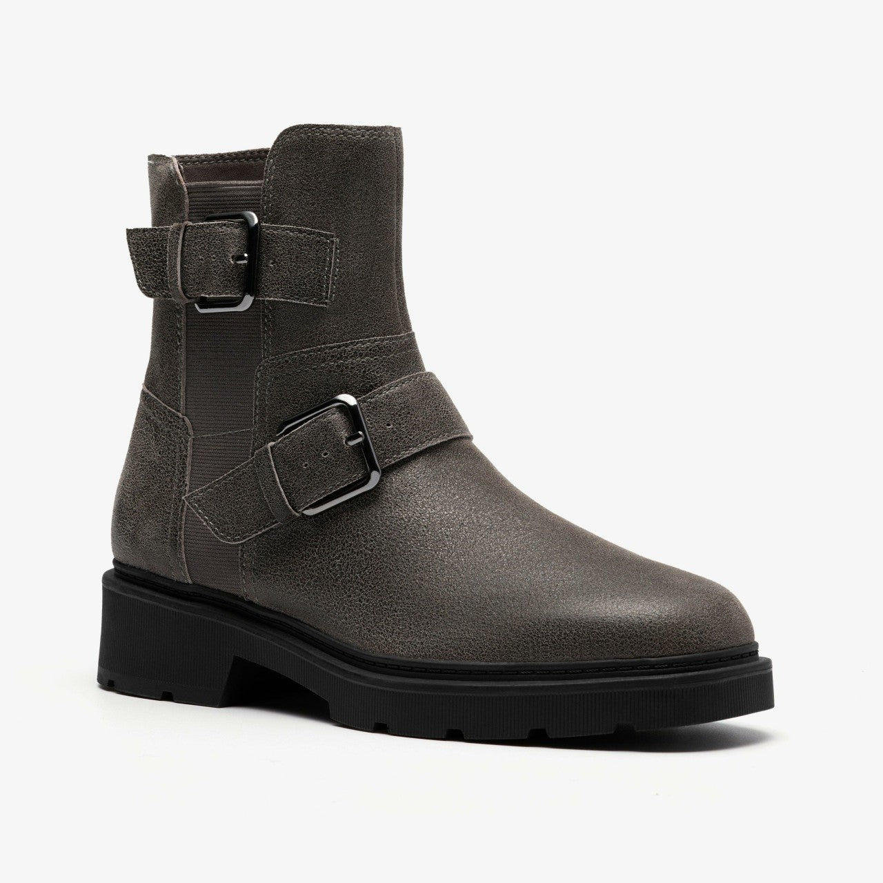Women Lauryl Bay Dark Grey Leather