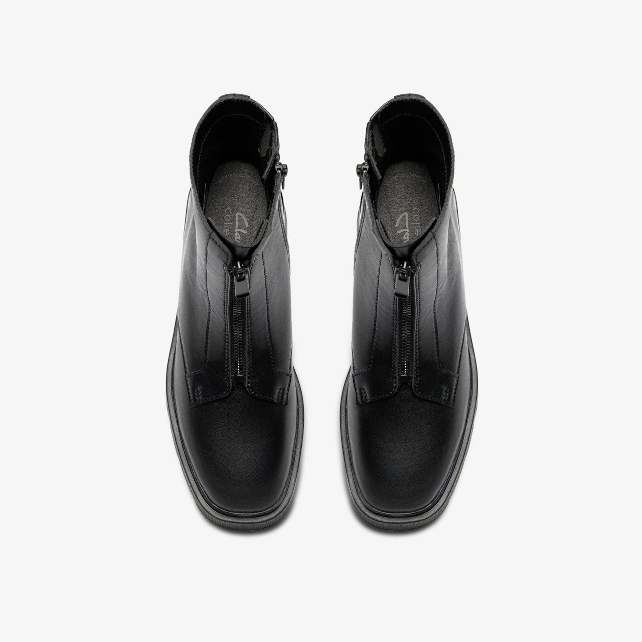 Women Lauryl Zip Black Leather