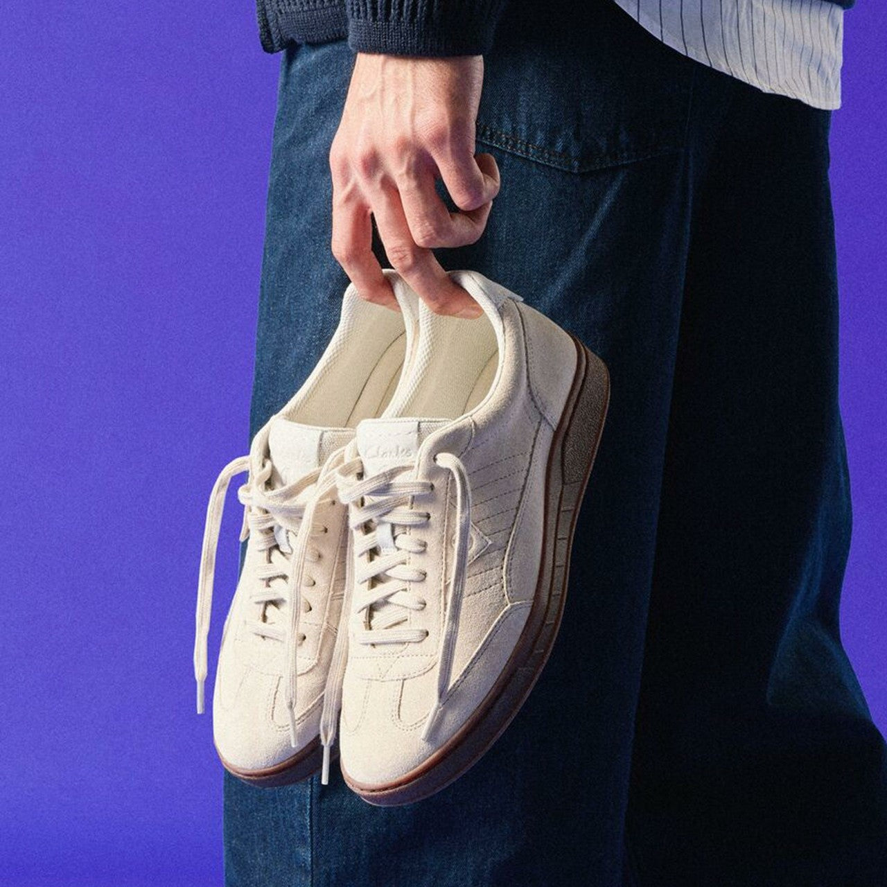 Men Craft Rally Ace Off White Suede