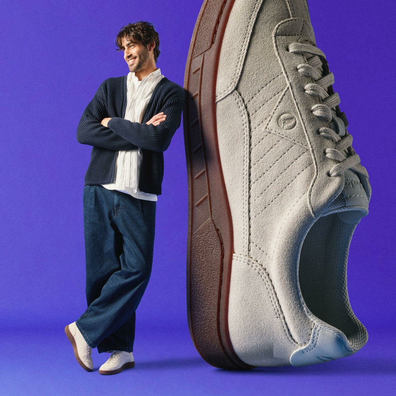 Men Craft Rally Ace Off White Suede