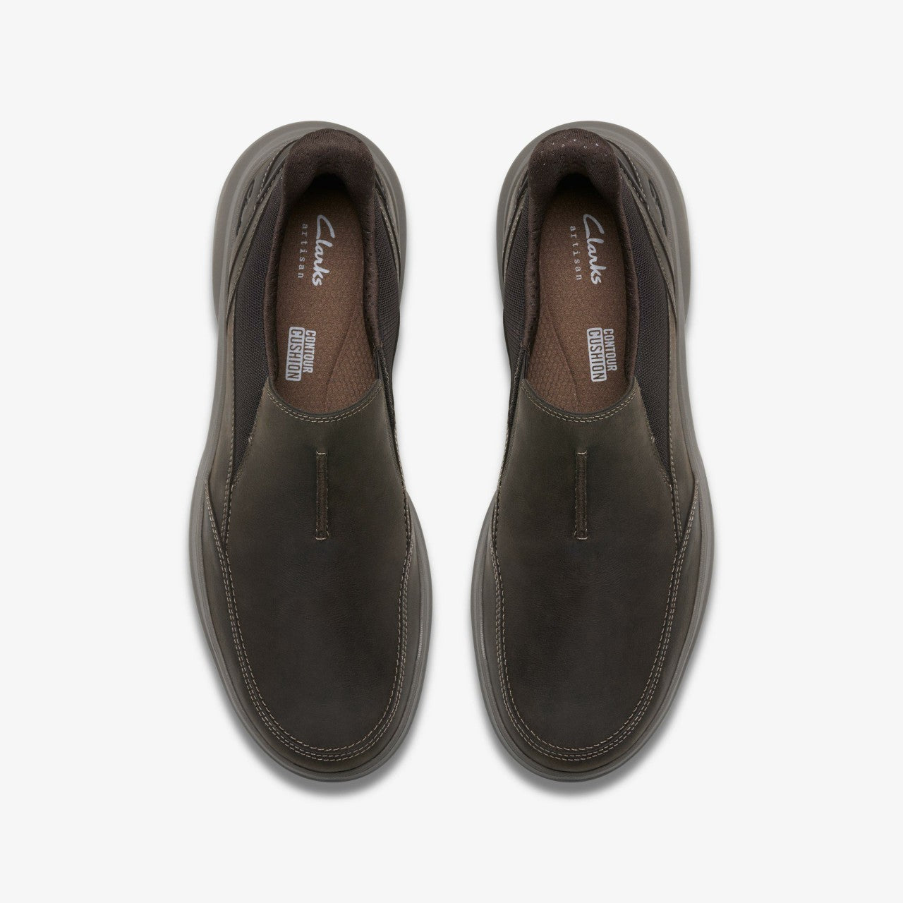 Men Mullan Step Dark Brown Leather