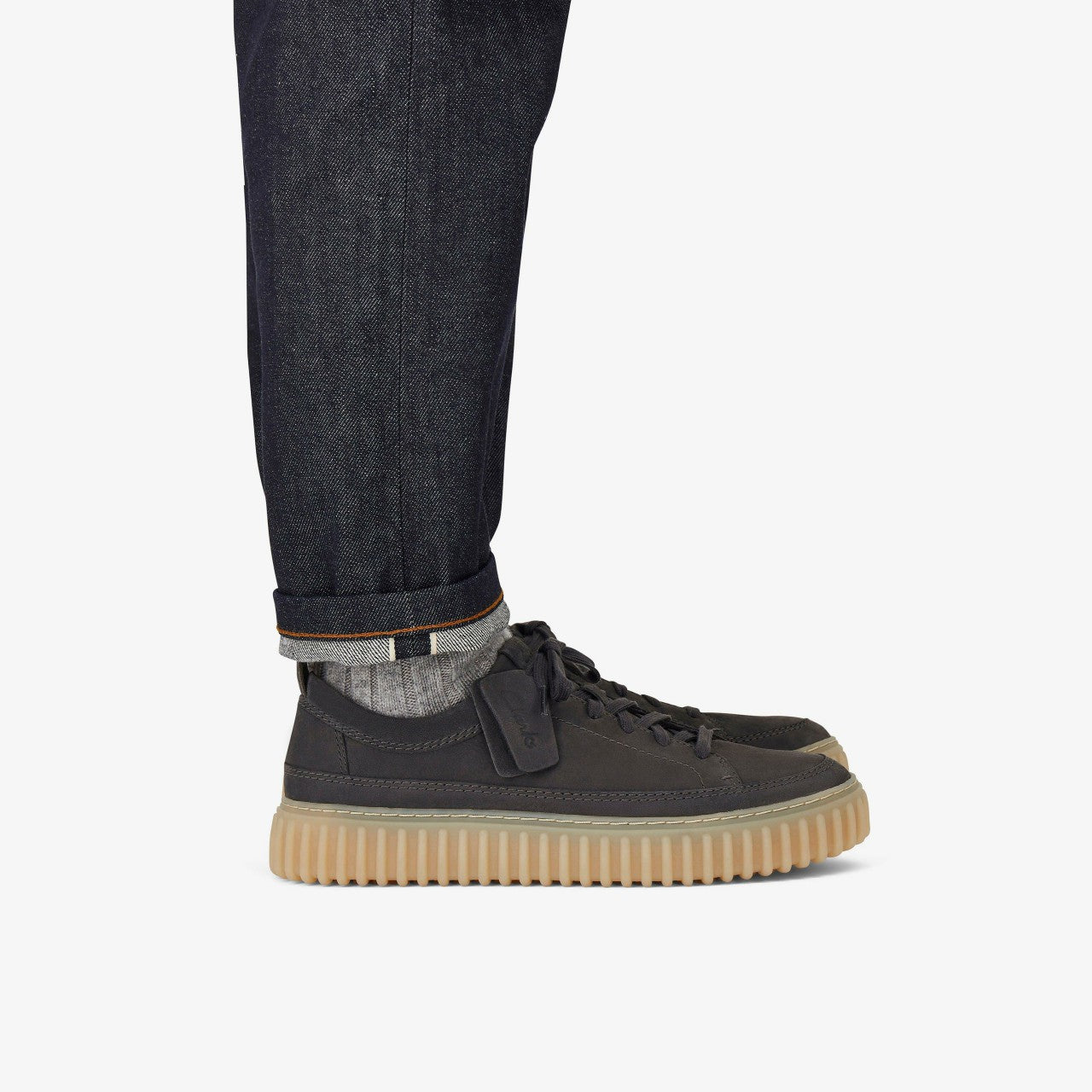 Men Torhill Lace Dark Grey Nubuck