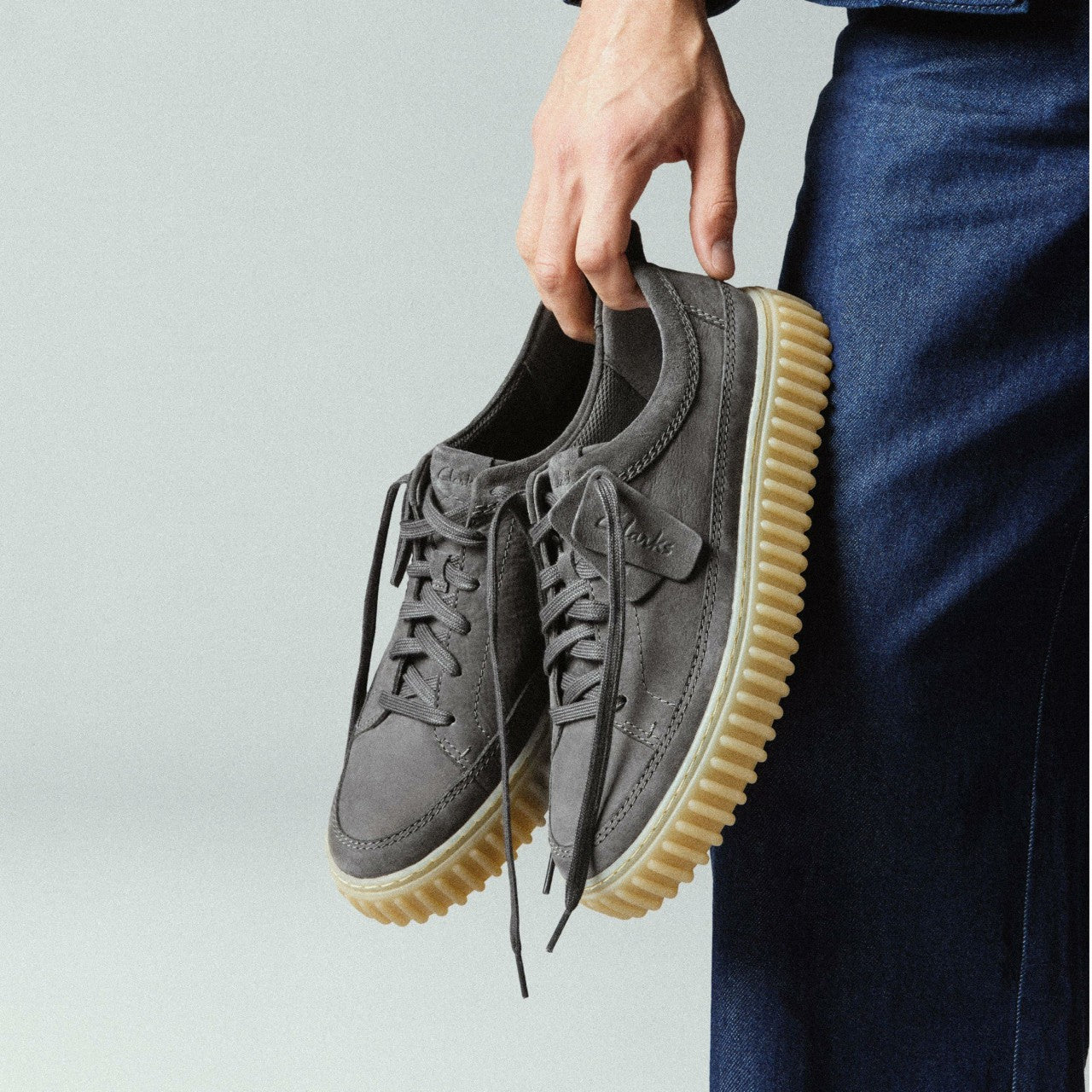 Men Torhill Lace Dark Grey Nubuck