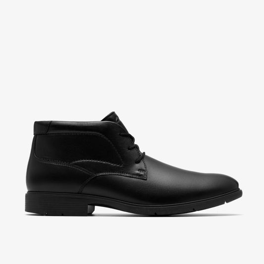 Men Eldredge Mid Black Leather