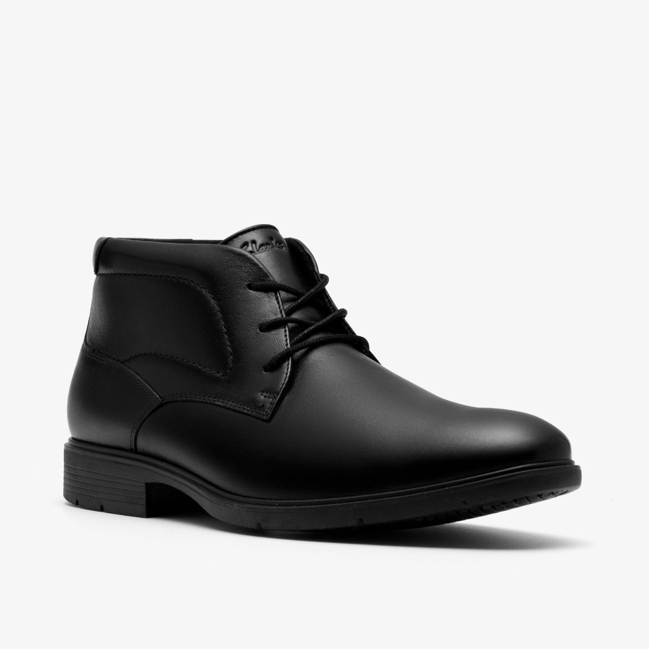 Men Eldredge Mid Black Leather