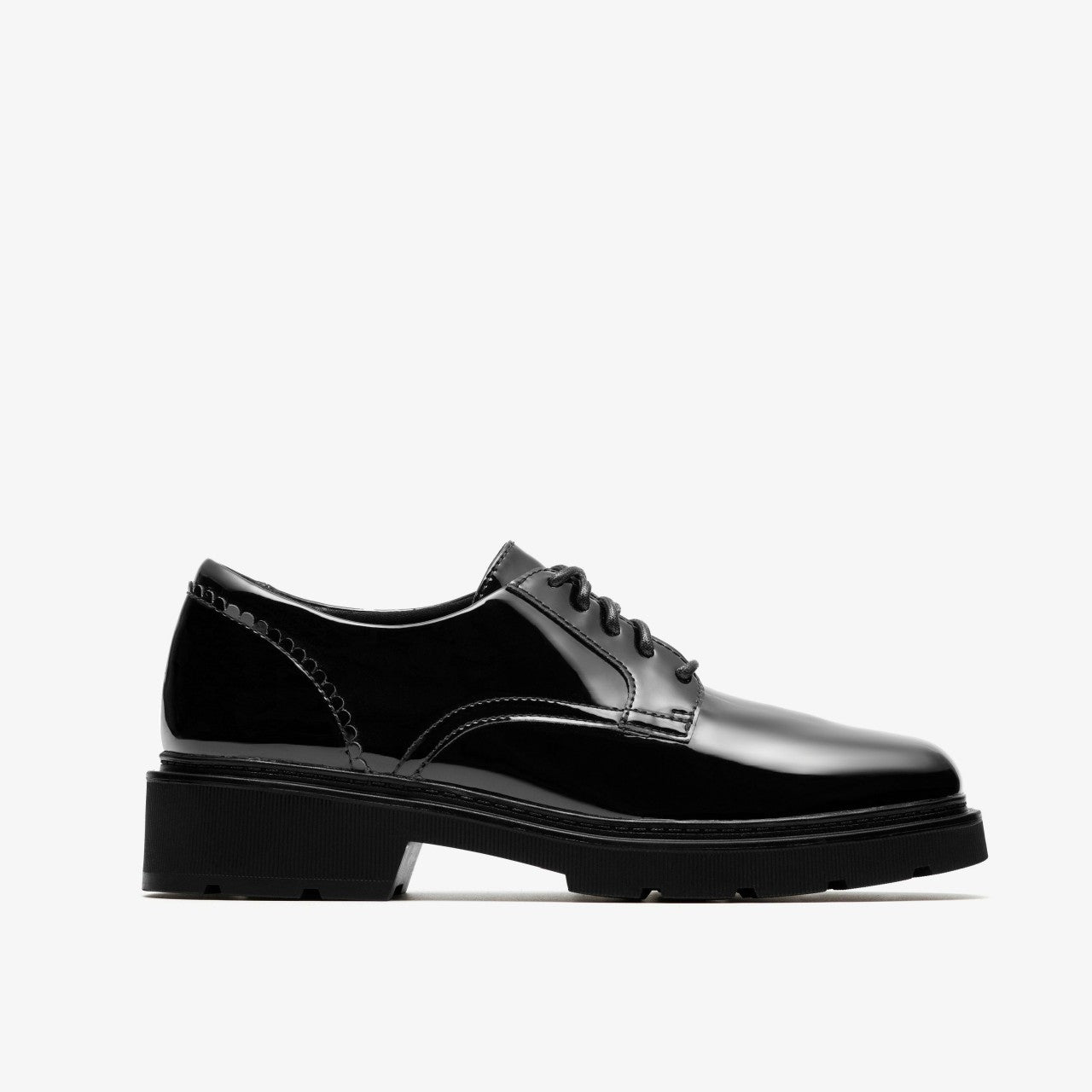 Women Lauryl Lace Black Patent