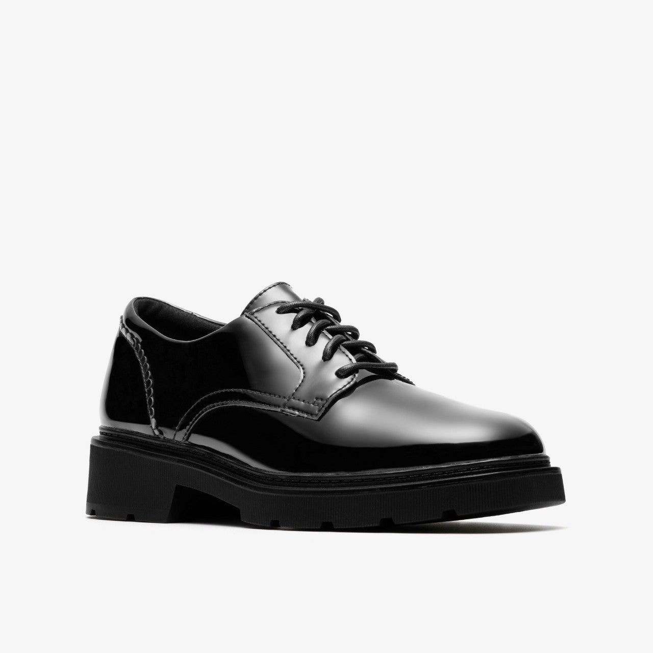 Women Lauryl Lace Black Patent