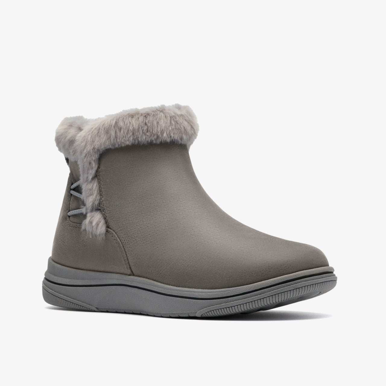Women Brinkley Fur Dark Grey Combination