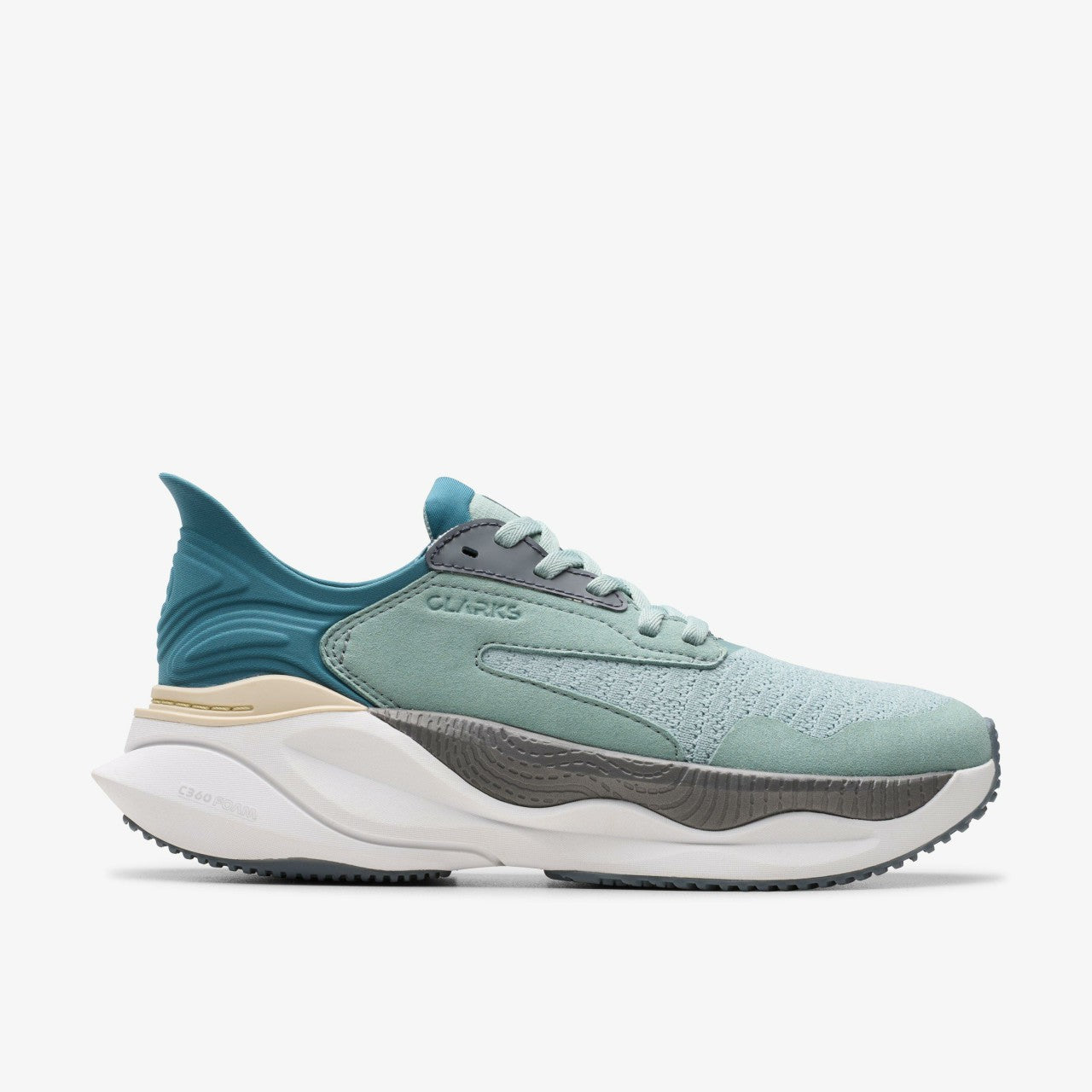 Women Clarks Pace Aqua Combination