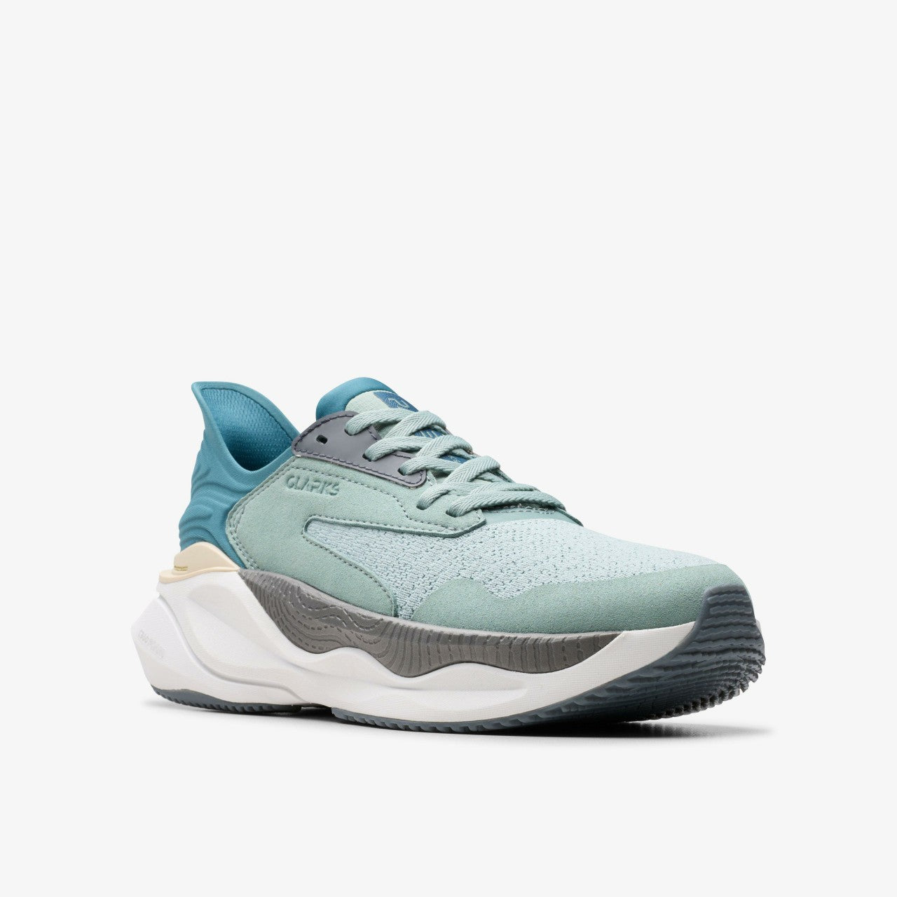 Women Clarks Pace Aqua Combination