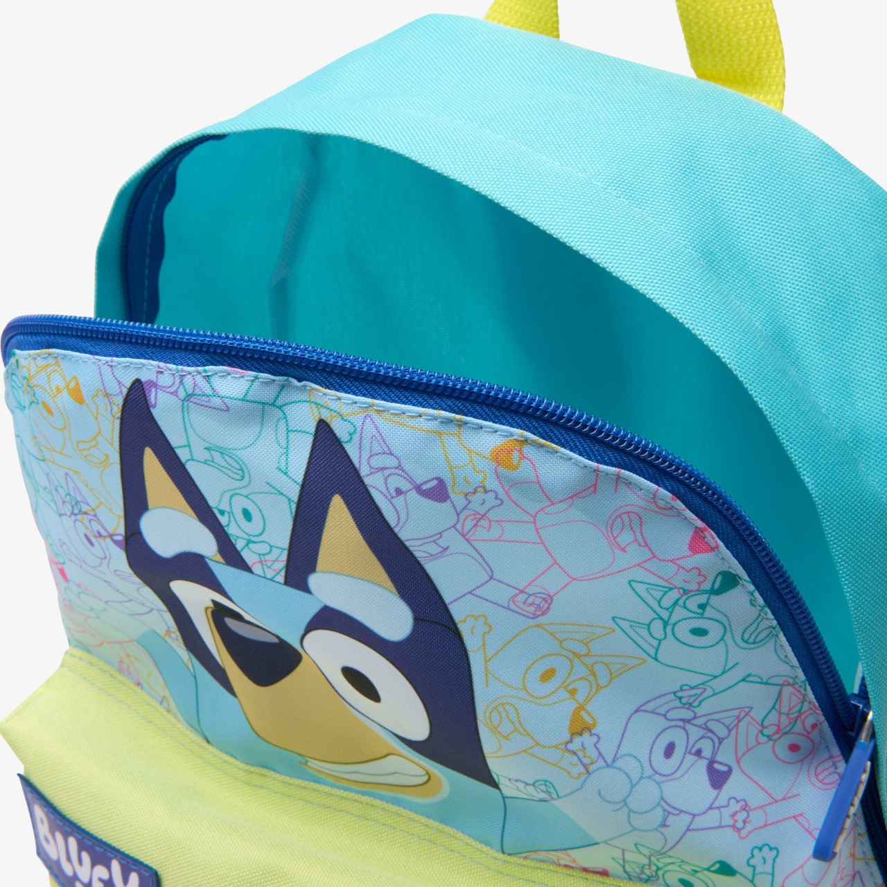 Kids Bluey Backpack Small Blue Combination