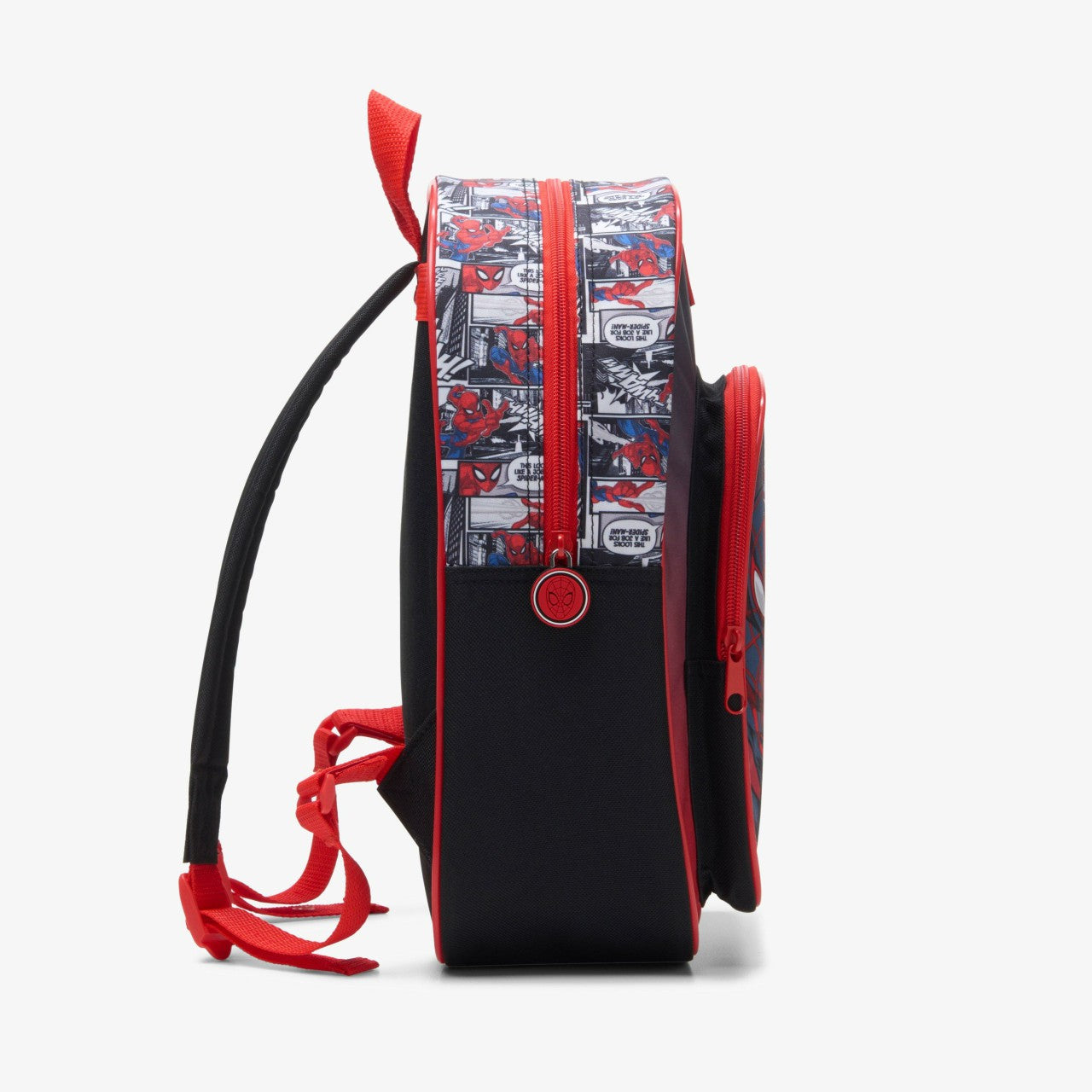 Kids Spiderman Bag Medium Black/Red