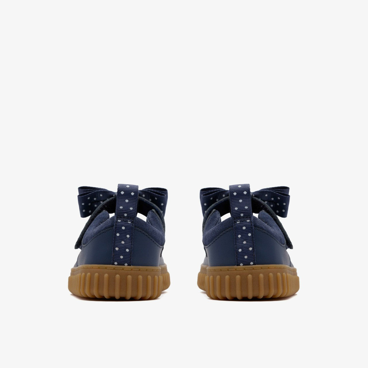 Kids Cove Bow Toddler Navy Leather