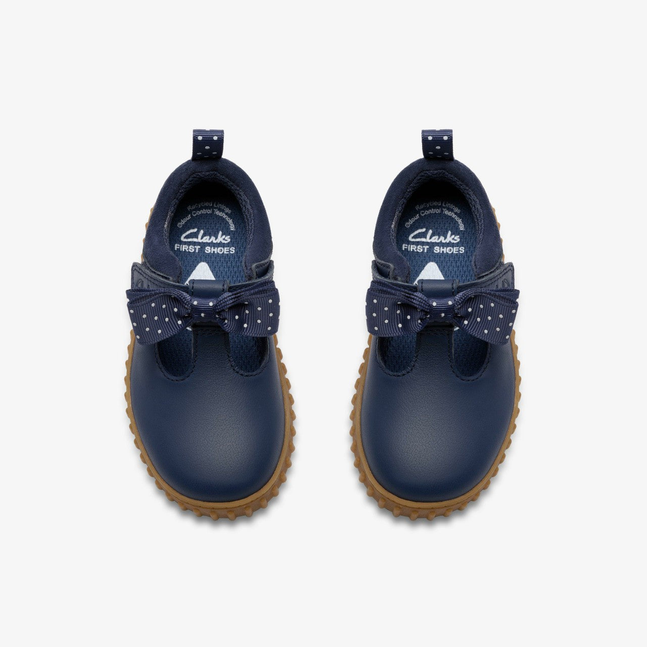 Kids Cove Bow Toddler Navy Leather