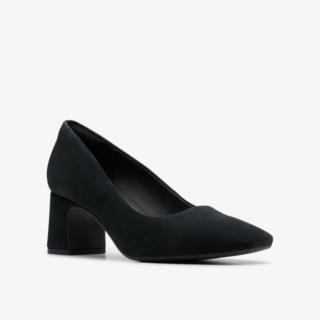Women Fernie Court Black Suede