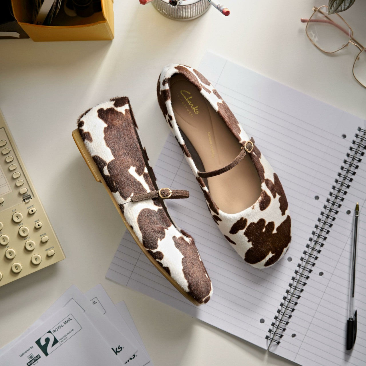 Women Livia Sky Cow Print