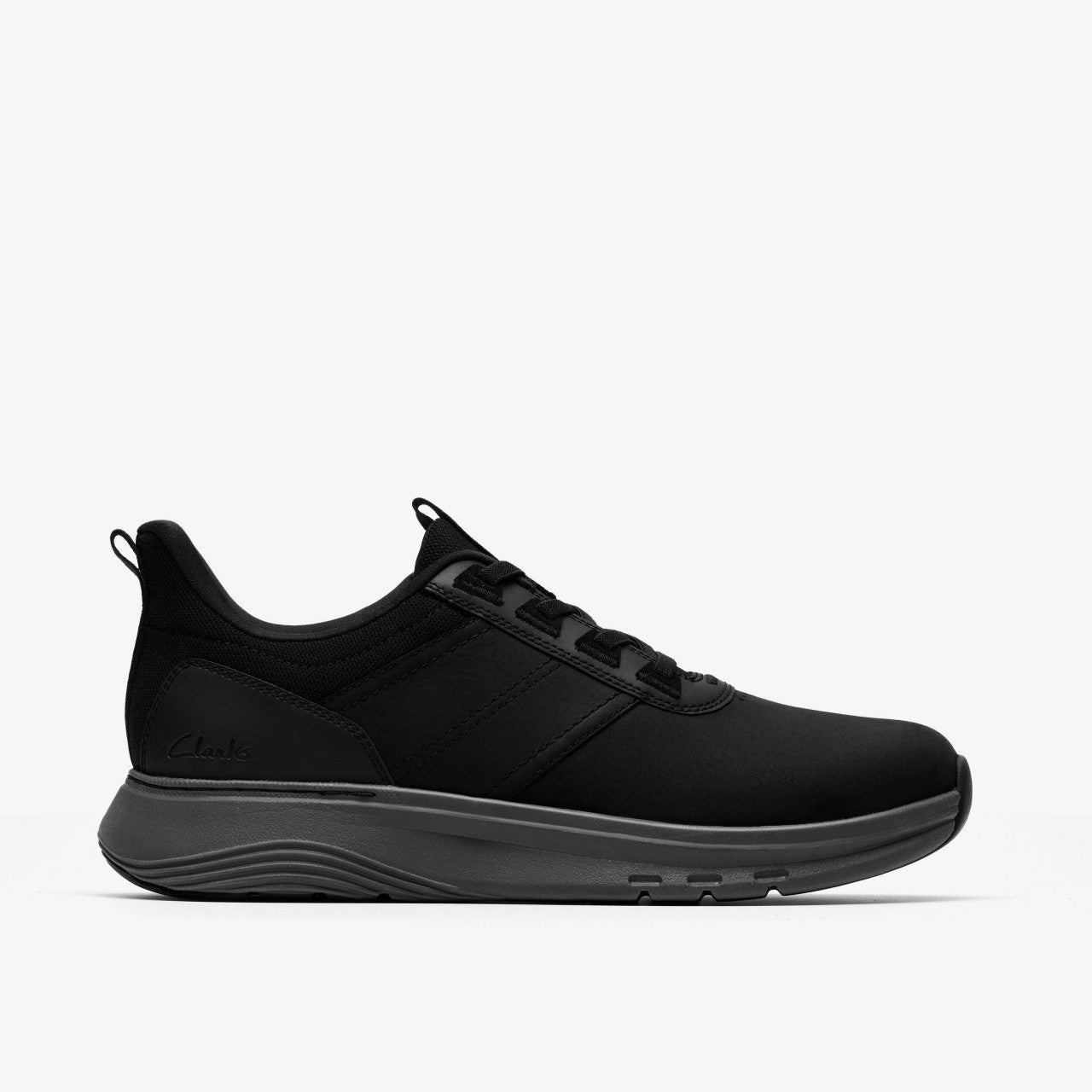 Men Motion Trek LX Black Leather