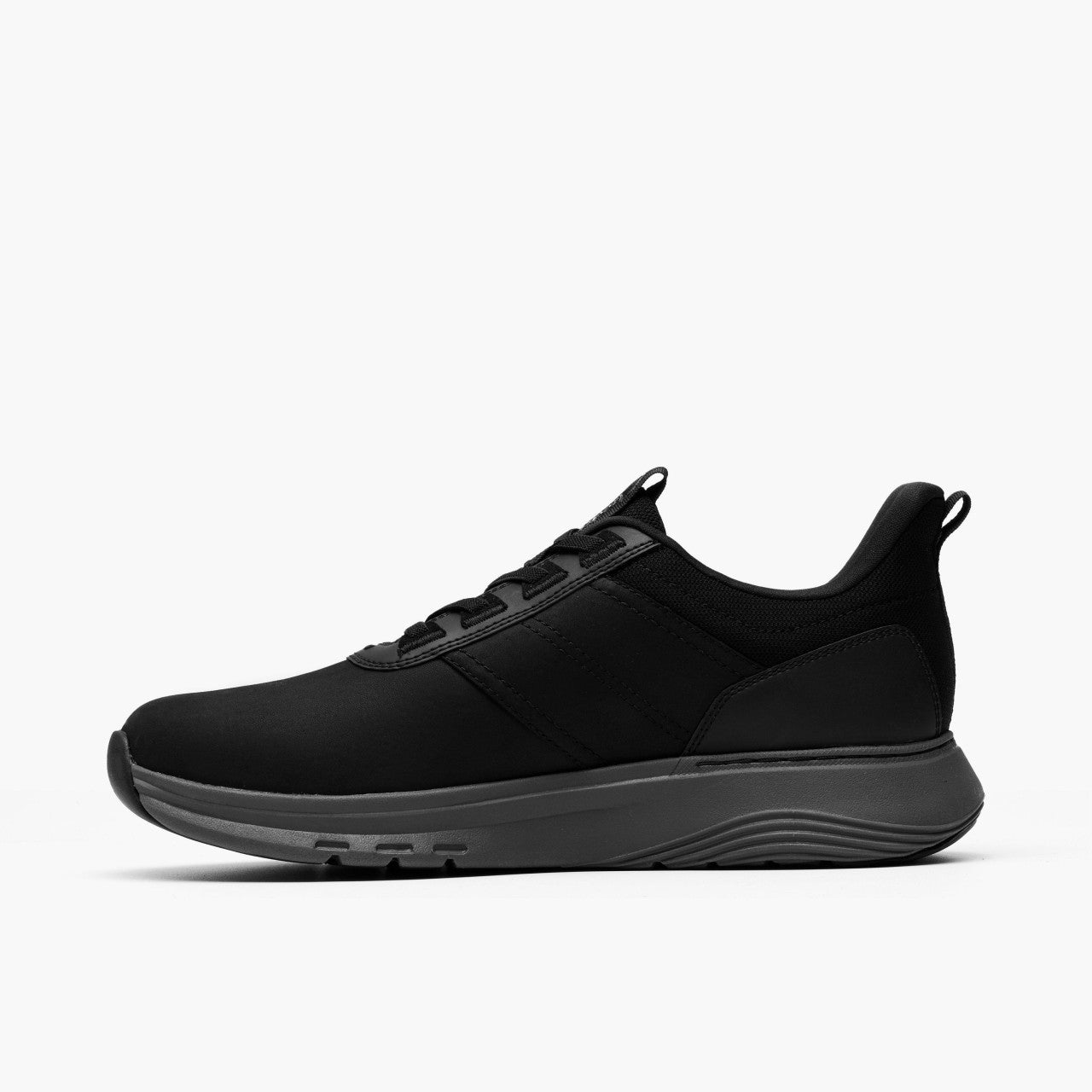 Men Motion Trek LX Black Leather