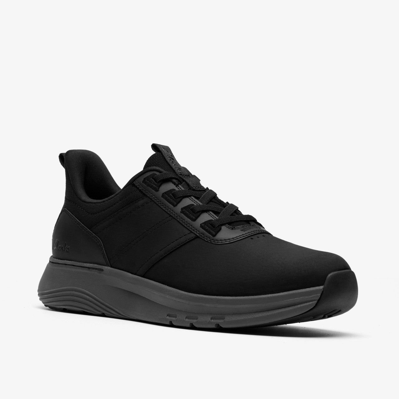 Men Motion Trek LX Black Leather