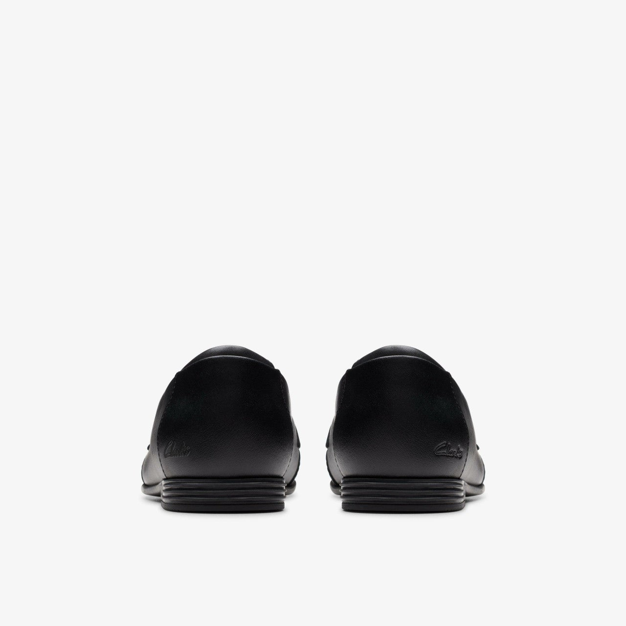 Kids Finja Loafer Older Black Leather