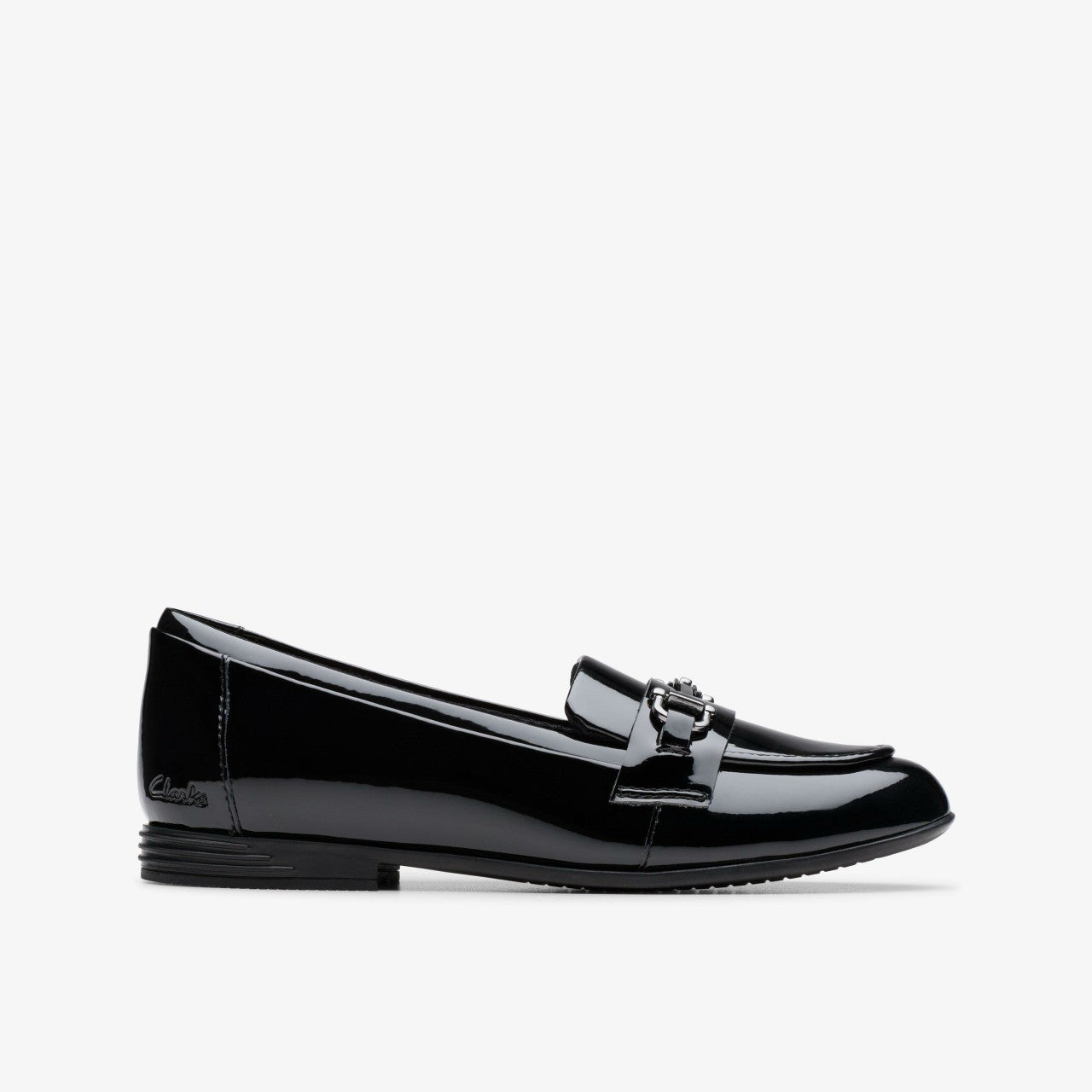 Kids Finja Loafer Older Black Patent