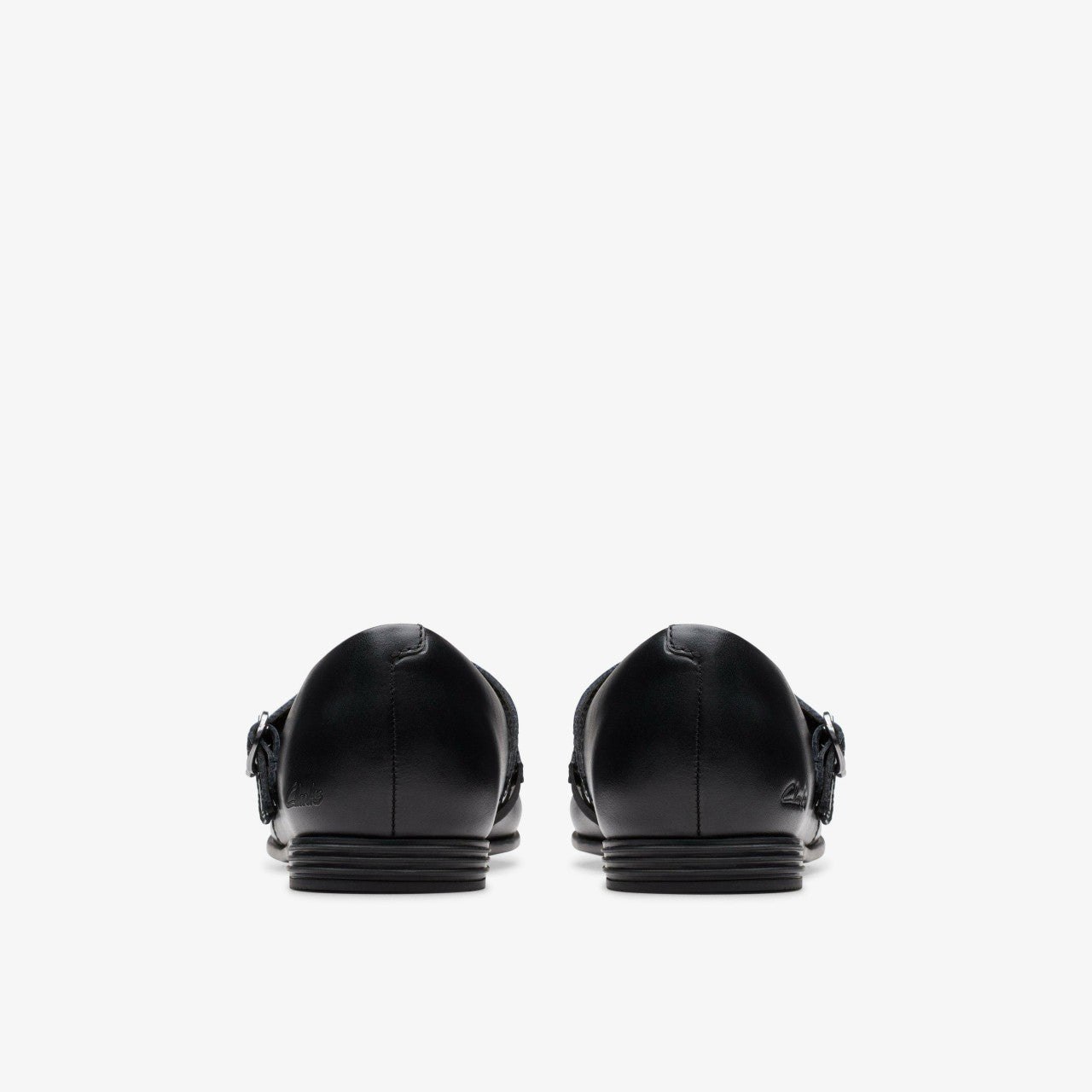 Kids Finja Bar Older Black Leather
