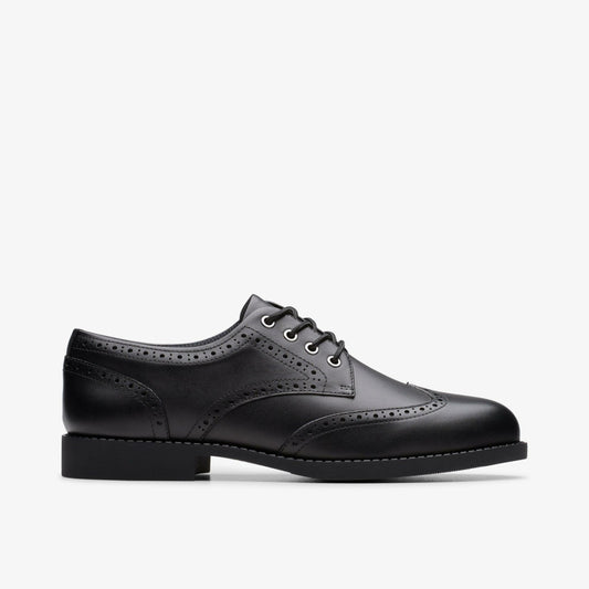 Kids Tapa Pure Youth Black Leather