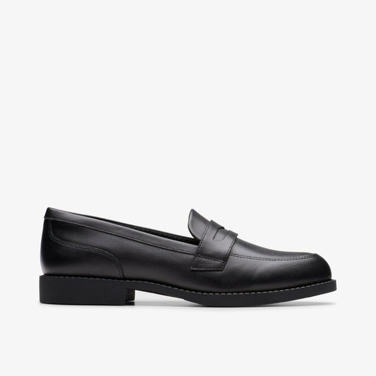Kids Tapa Edge Youth Black Leather