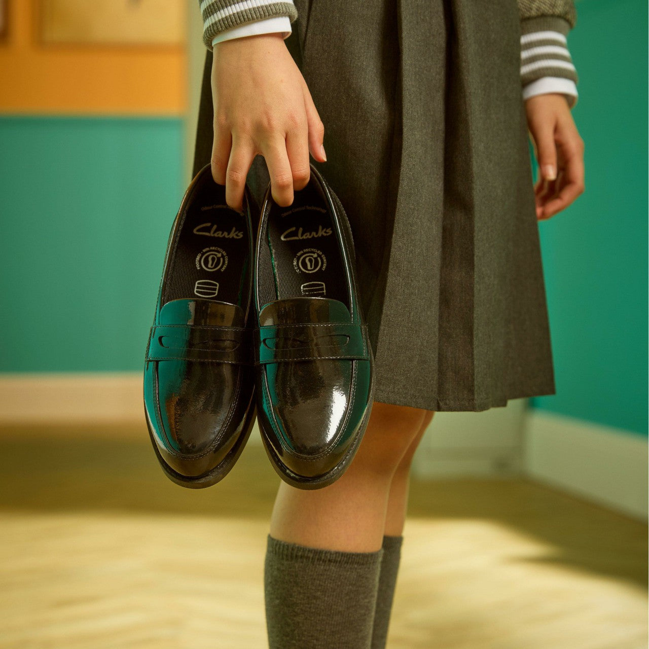 Kids Tapa Edge Youth Black Patent