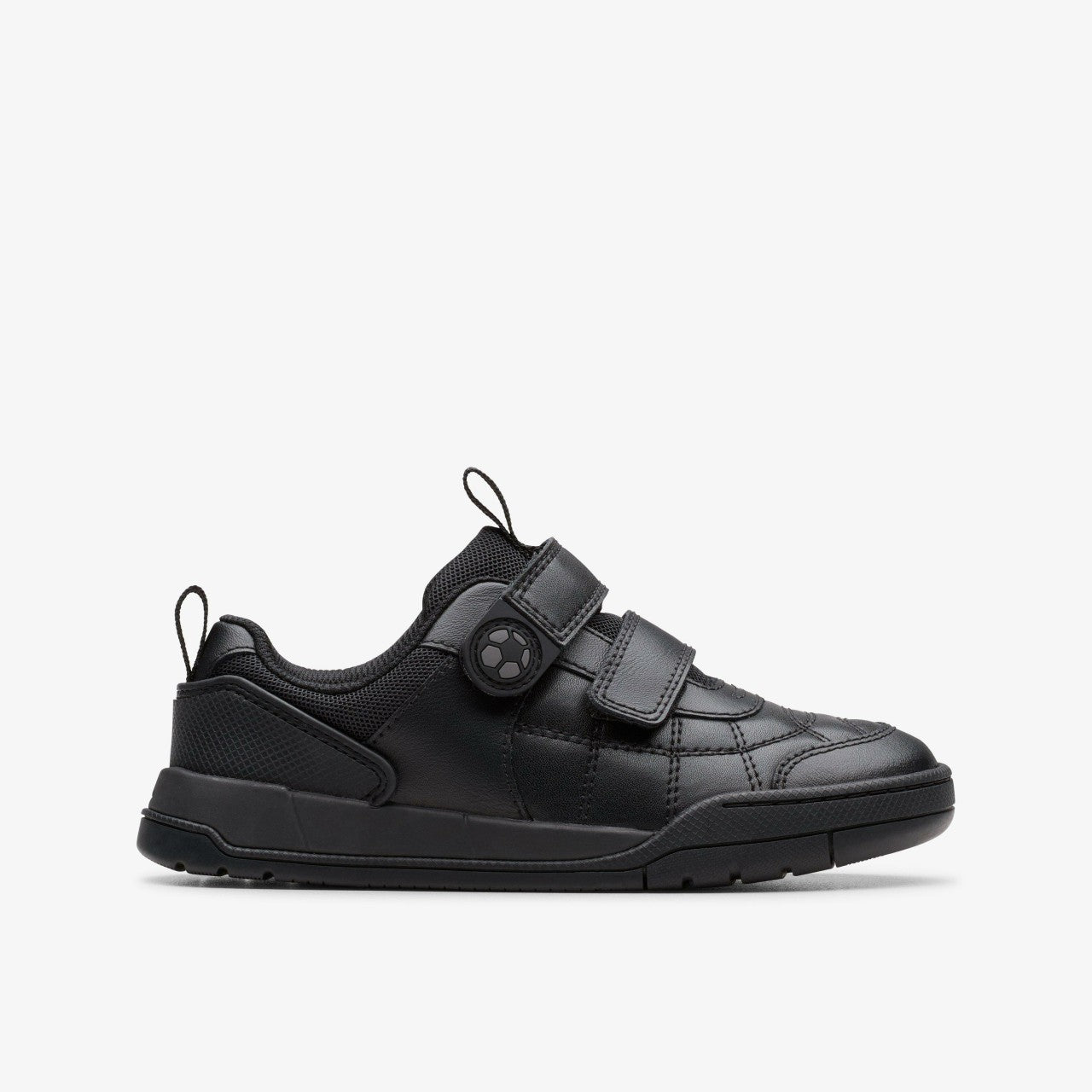 Kids Laser Cross Kid Black Leather