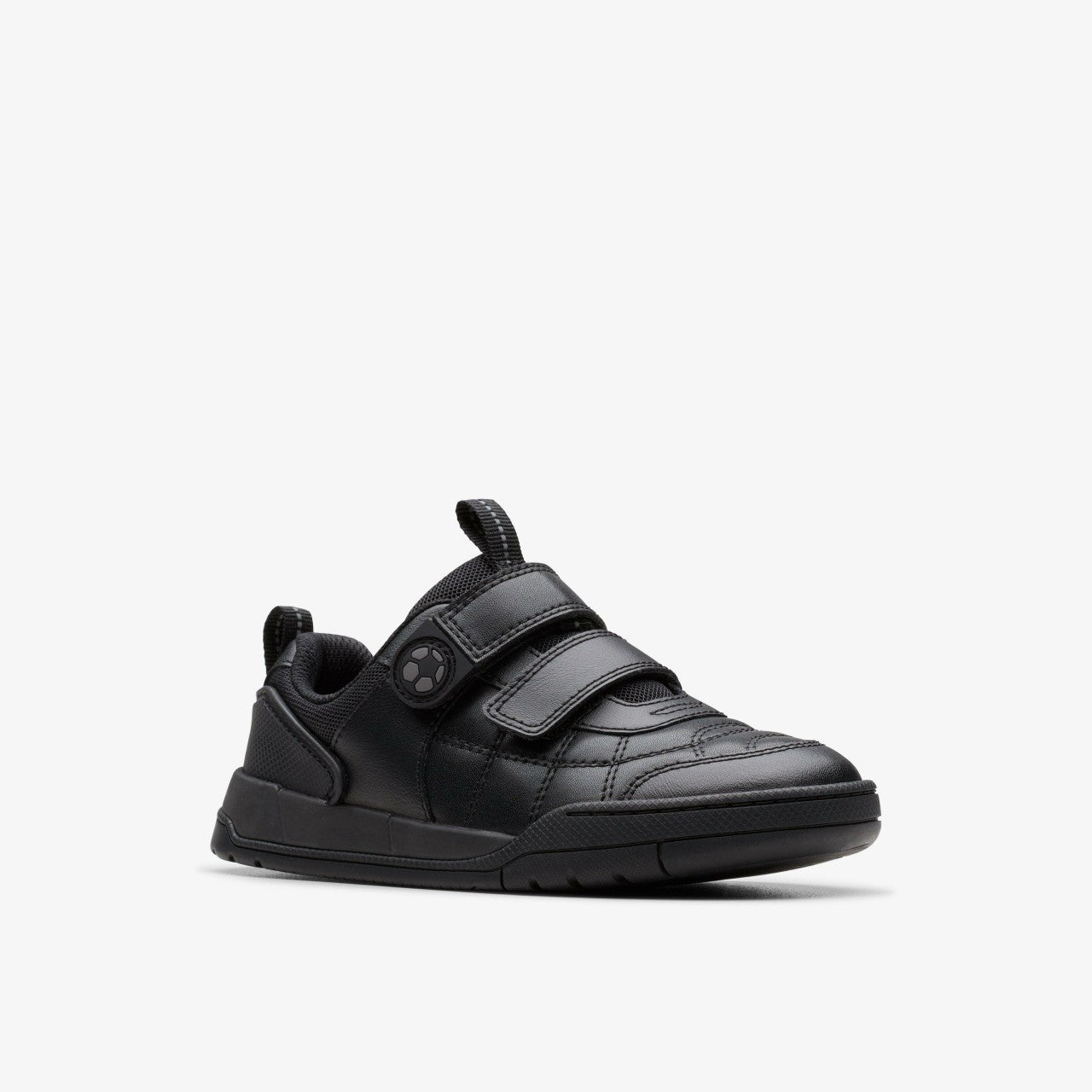 Kids Laser Cross Kid Black Leather