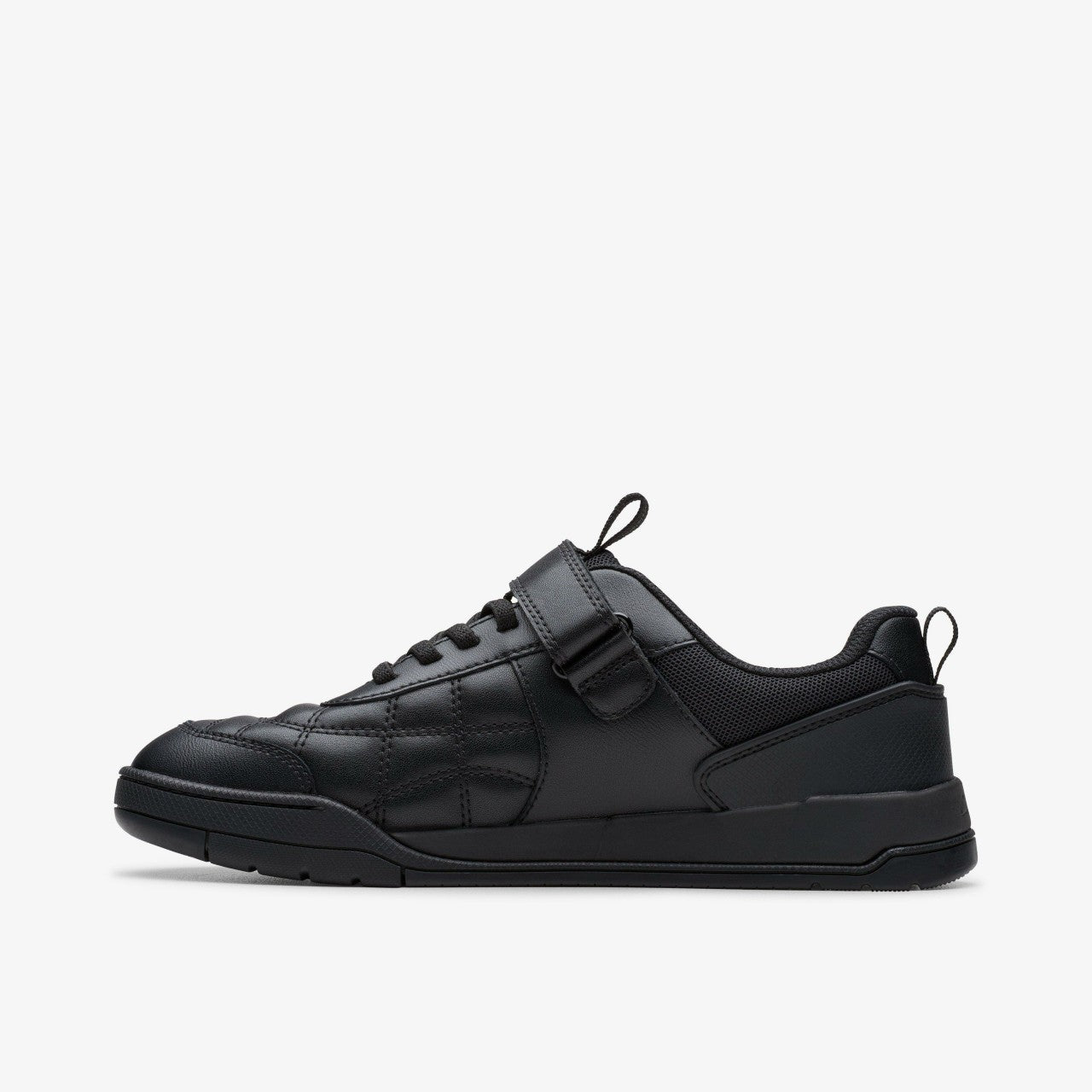 Kids Laser Cross Youth Black Leather