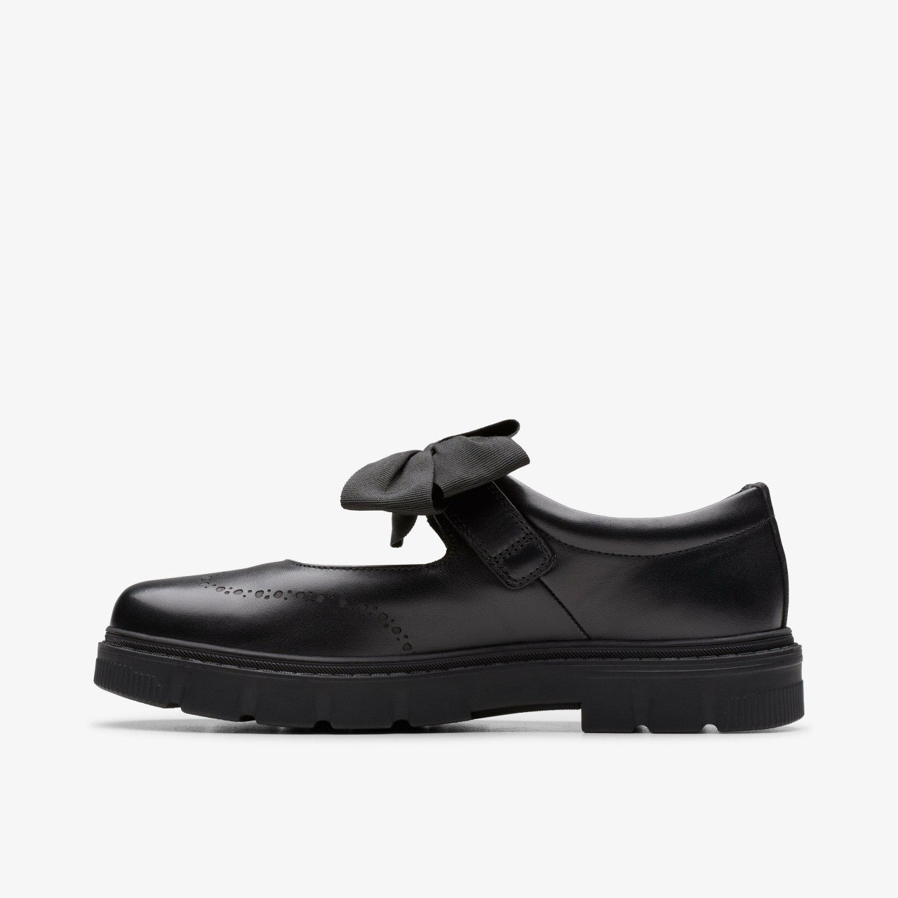 Kids Lorcam Jane Youth Black Leather