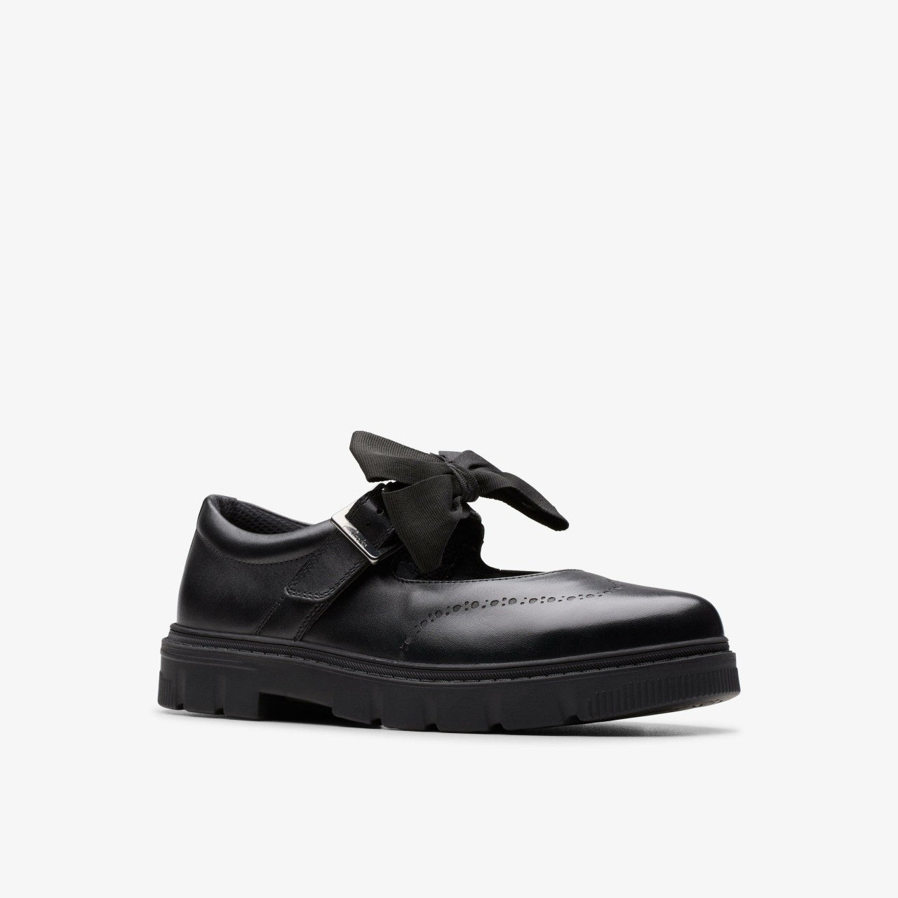 Kids Lorcam Jane Youth Black Leather